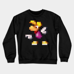 Rayman low-res pixelart Crewneck Sweatshirt